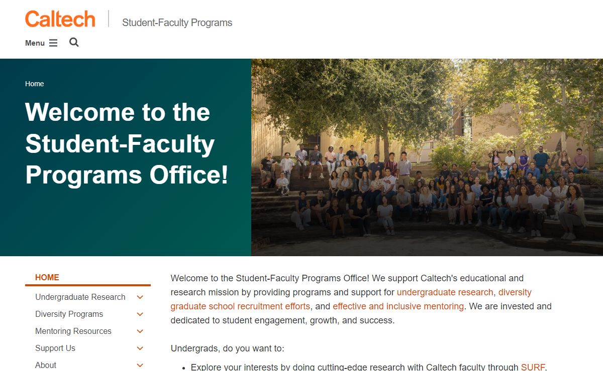 Student-Faculty Programs - Student-Faculty Programs