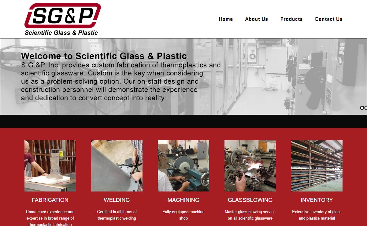 Scientific Glass & Plastic – Custom Fabrication of Thermoplastics & Scientific Glassware