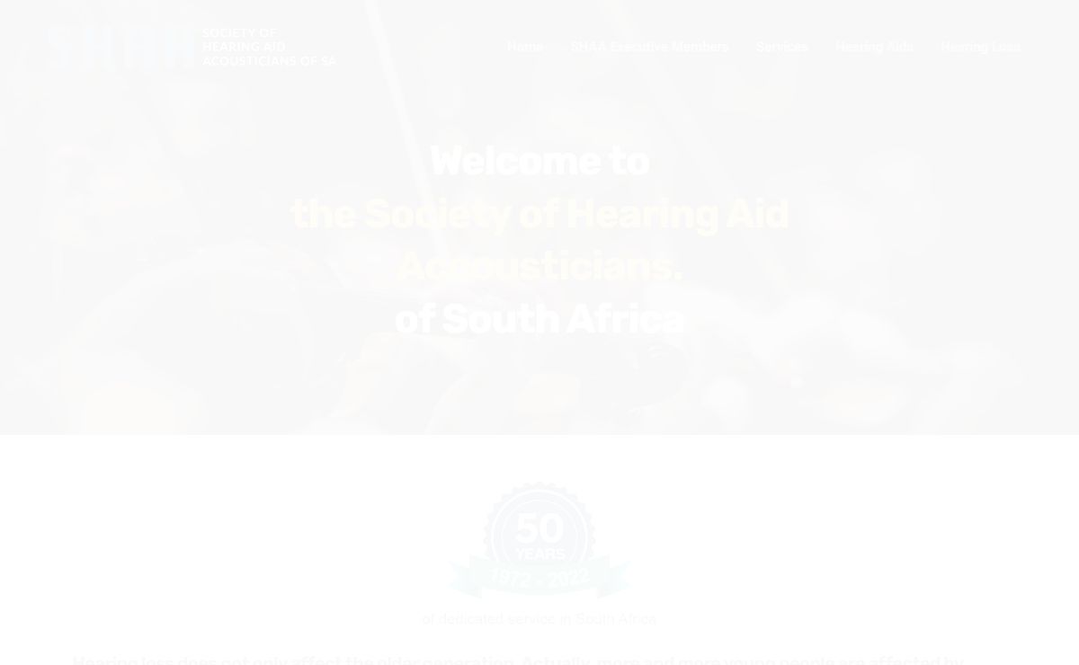 SHAA – The Society of Hearing Aid Acousticians of South Africa