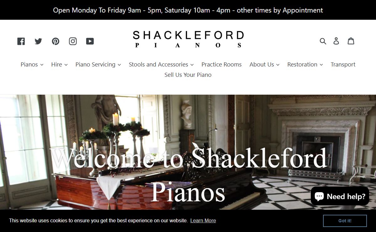 Shackleford Pianos - Piano Sales, Restoration, Tuning, and Transport