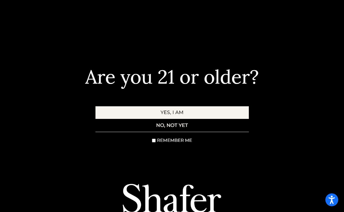Age Verification - Shafer Vineyards