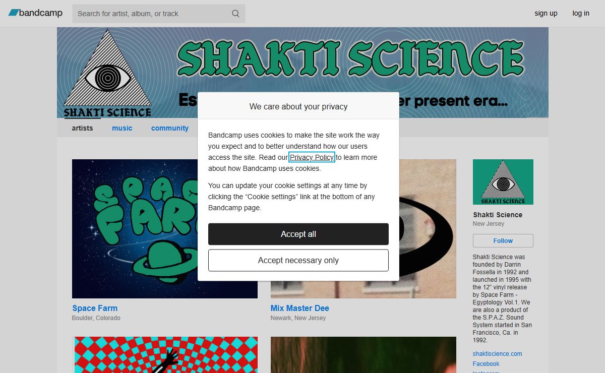 Artists | Shakti Science