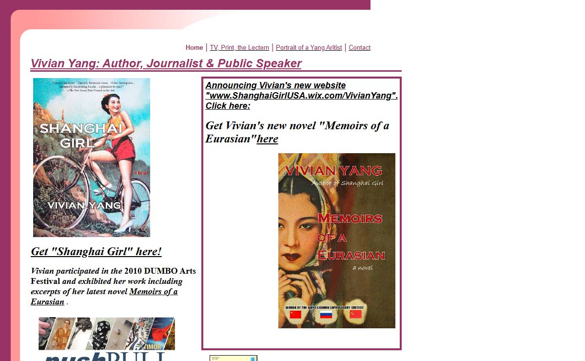 Vivian Yang: Author, Journalist & Public Speaker