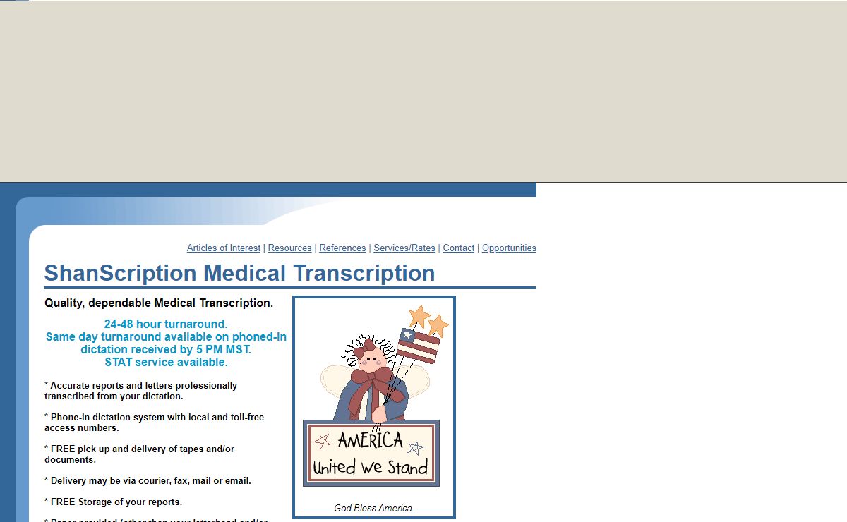 ShanScription Medical Transcription
