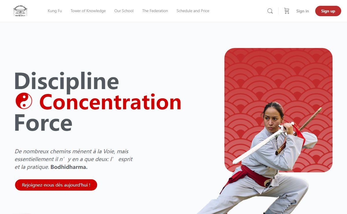 Accueil - Shaolin Wing Chun