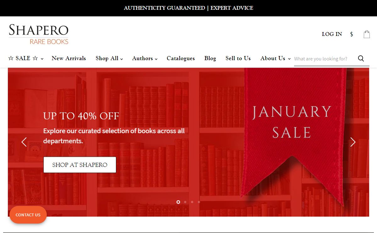 Shapero Rare Books | Signed First Editions & Rare Travel Books