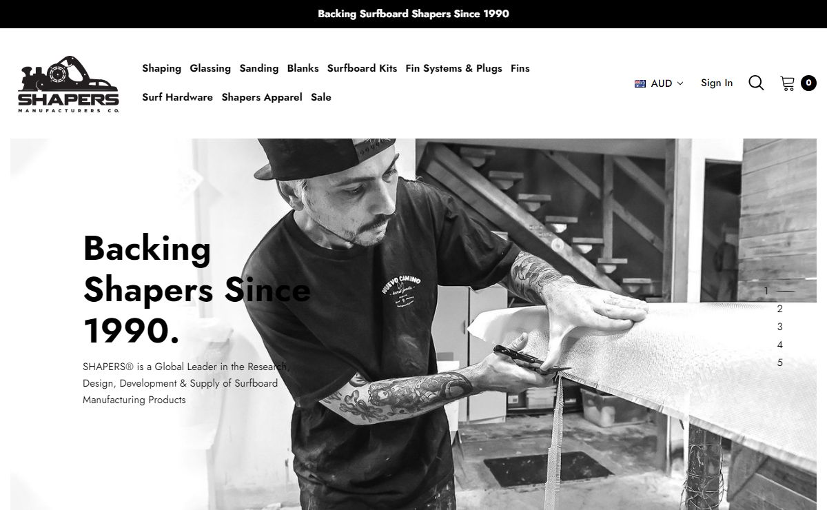 Shapers®: Global Leader in Surfboard Manufacturing Supplies