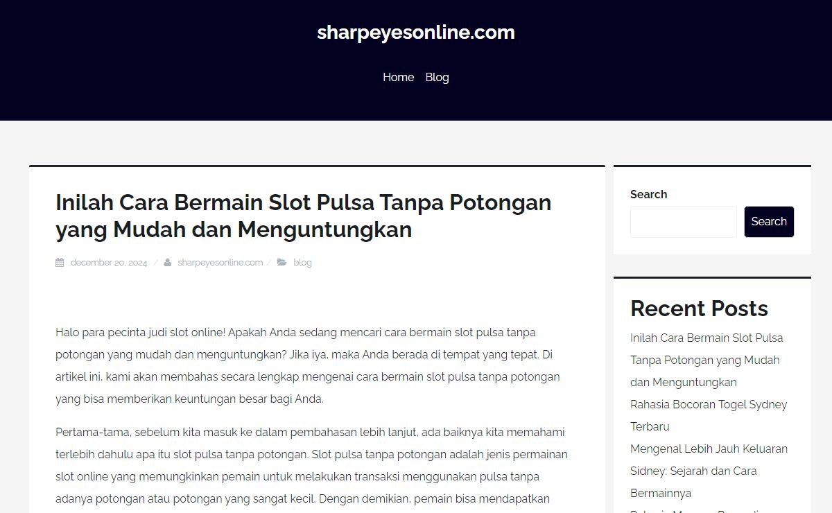 sharpeyesonline.com -