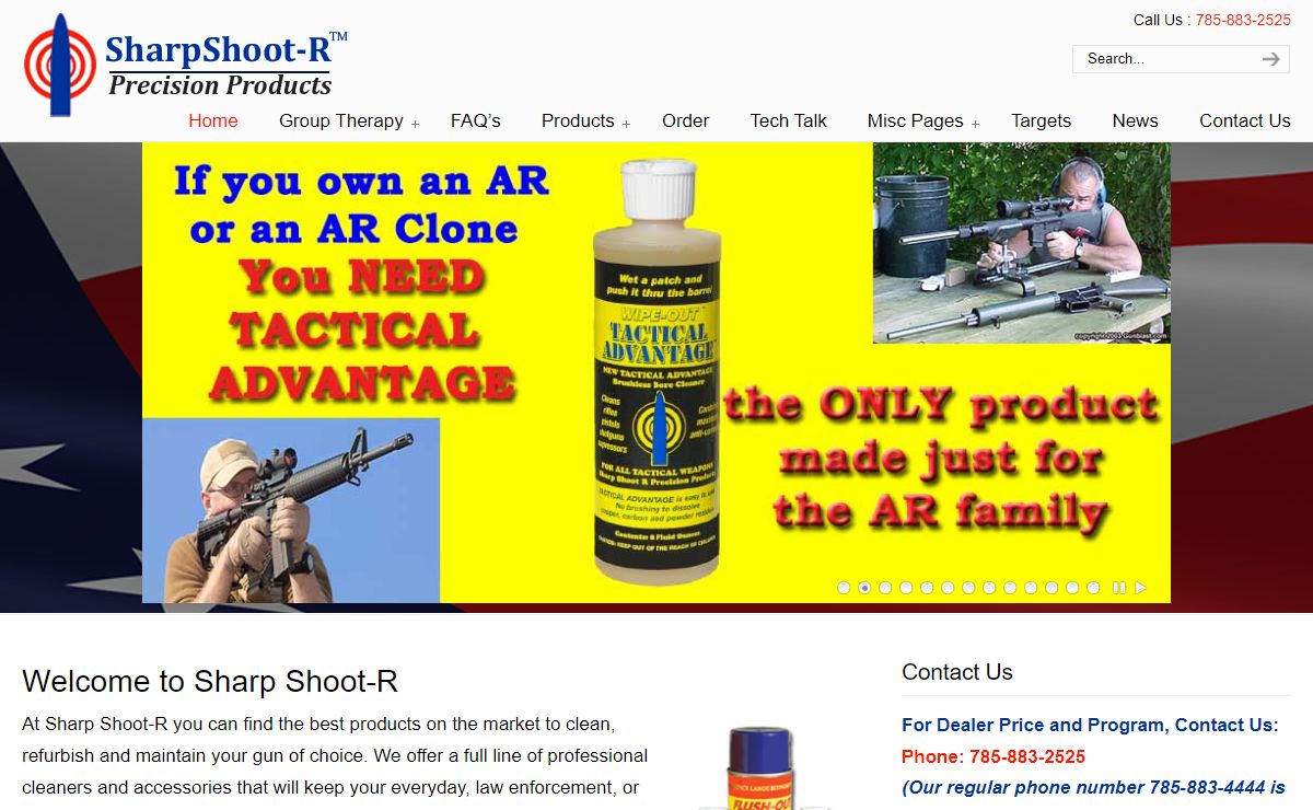 Sharp Shoot R | Gun Cleaning, Refurbishing, & Maintenance Products
