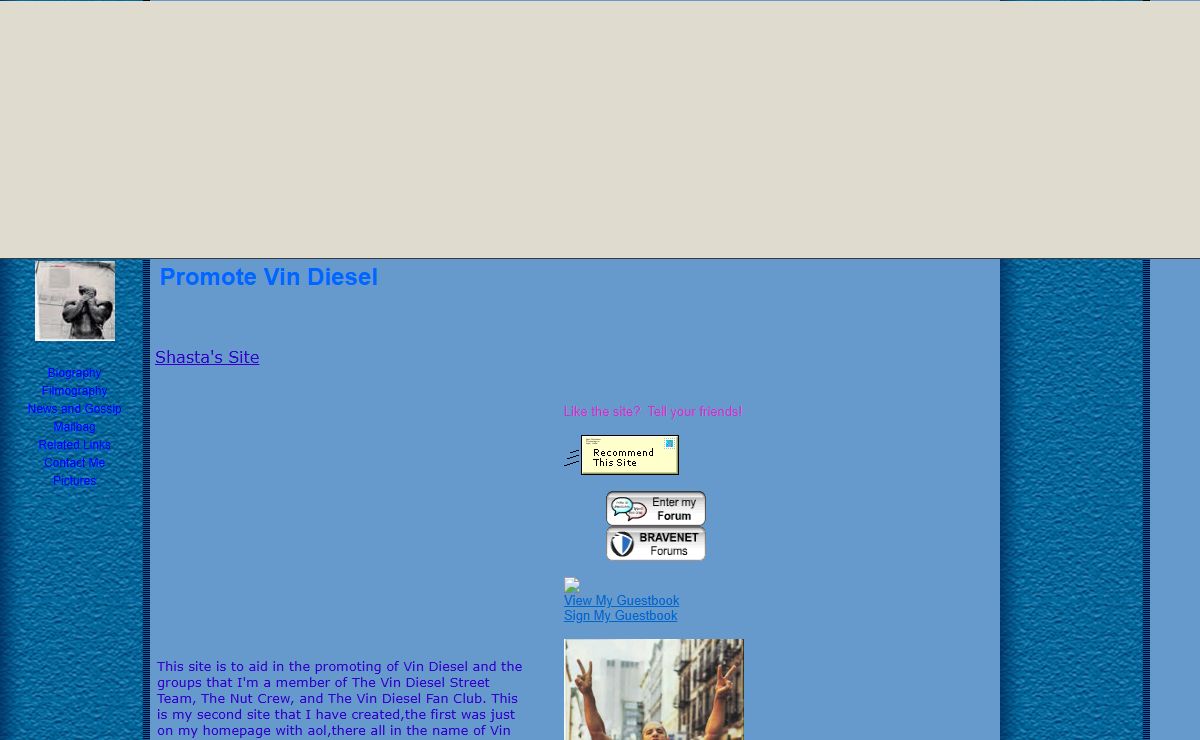 Promote Vin Diesel