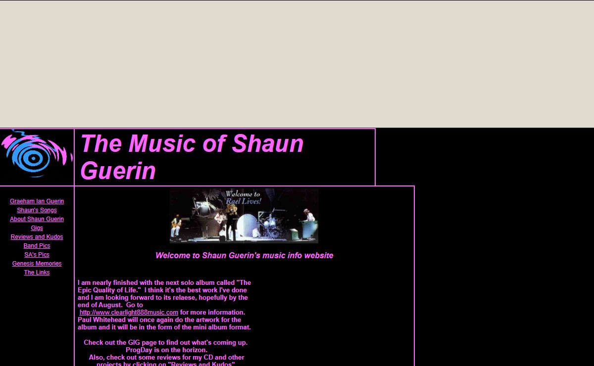 The Music of Shaun Guerin