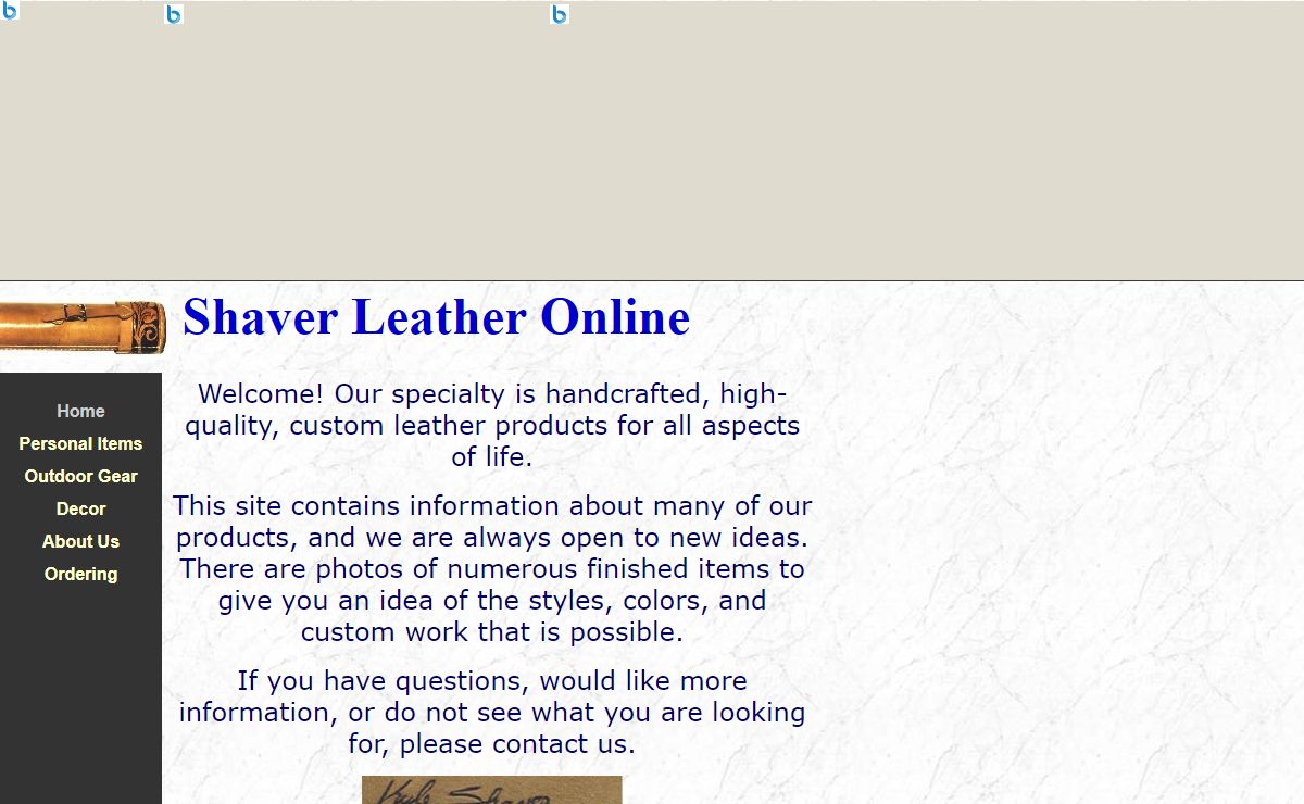Shaver Leather Online