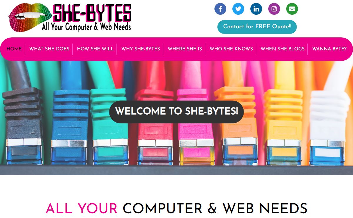 She-Bytes ~ All Your Computer & Website Needs!| Web Development in Sarasota, Fla.