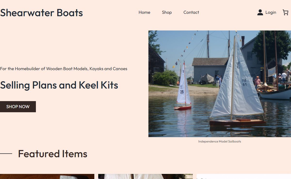 Shearwater Boats – We specialize in designing and building distinctive, kayaks, canoes and small boats