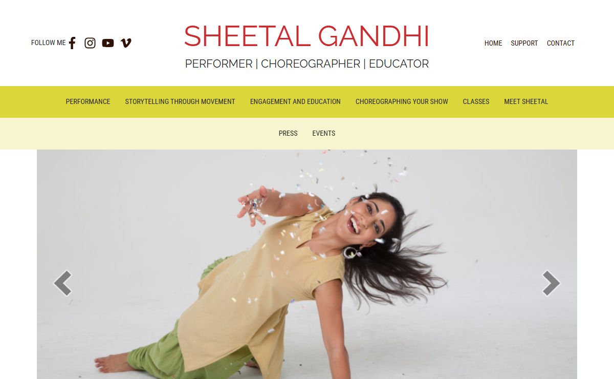 Landing Page - Sheetal Gandhi
