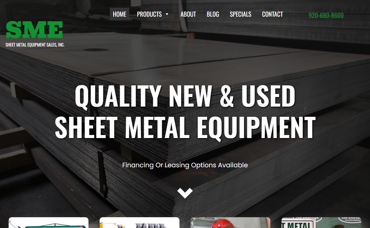 Sheet Metal Equipment Sales Inc | Home