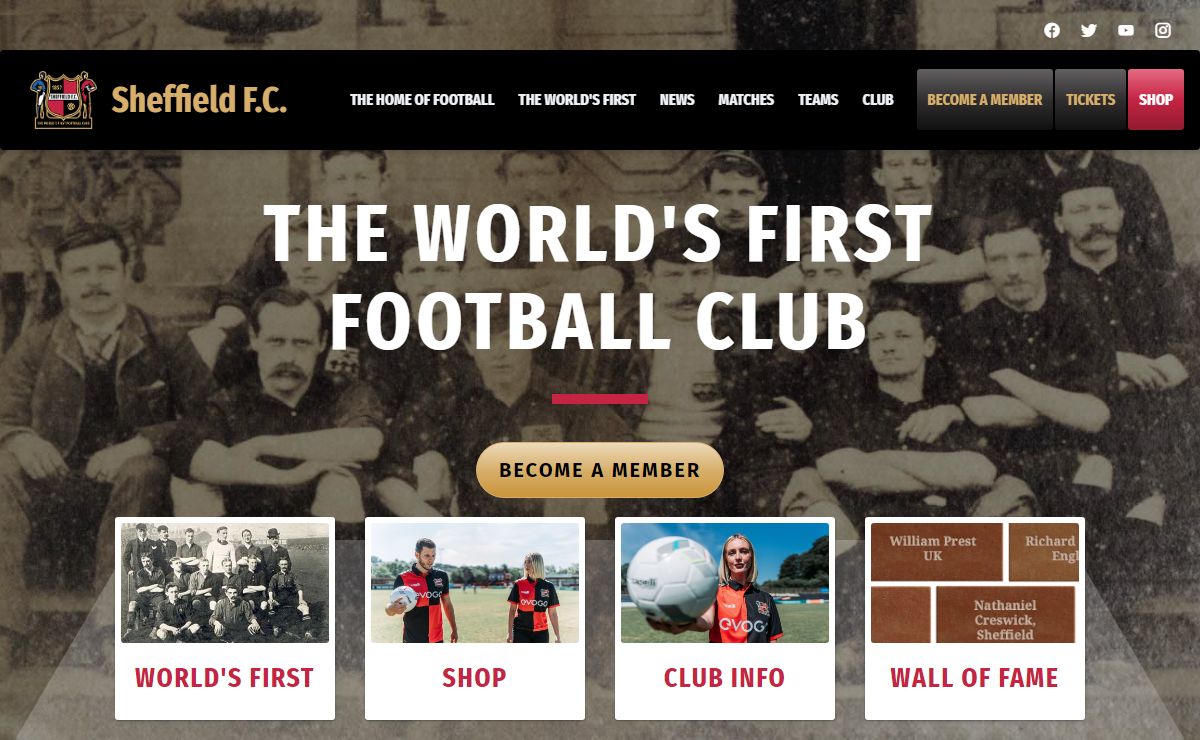 Sheffield FC The World's First Football Club