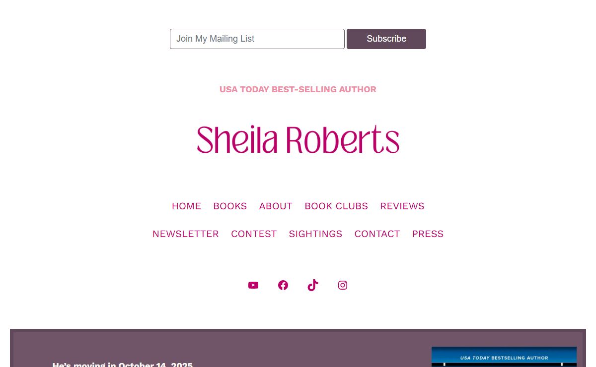Sheila Roberts – Read Sheila For A Good Time