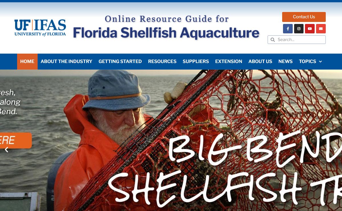 Florida Shellfish Aquaculture Online Resource Guide
