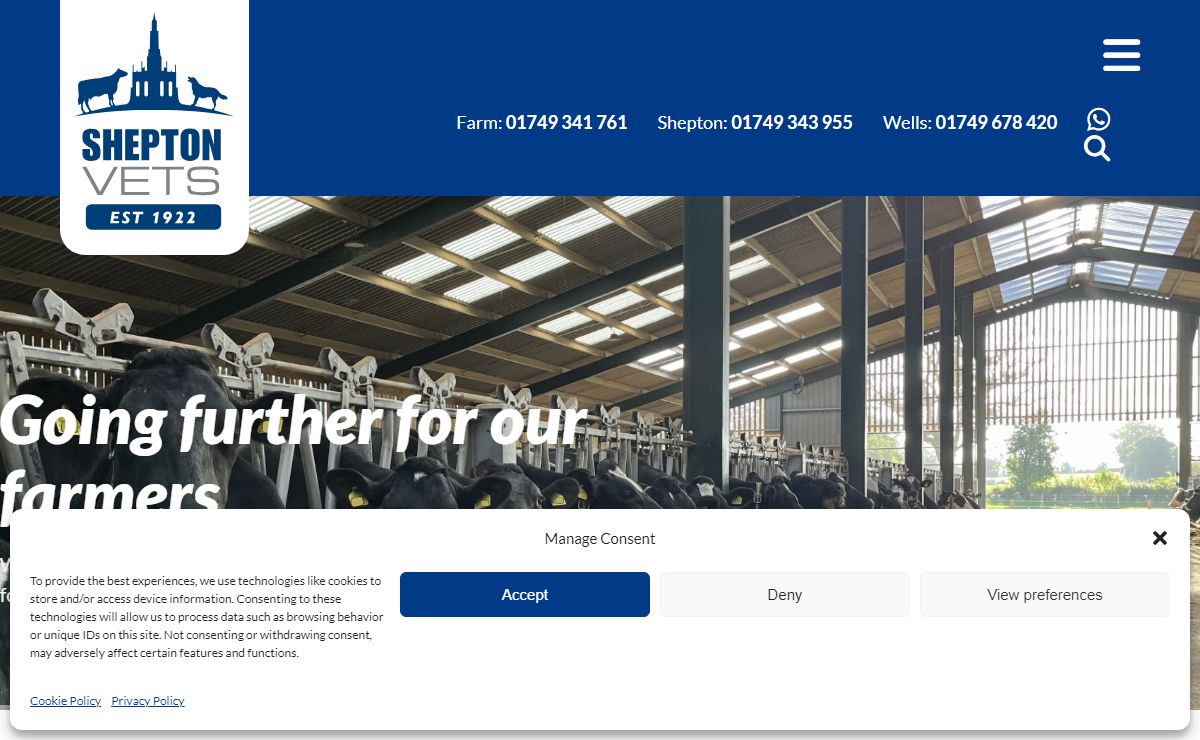 Shepton & Wells Pets and Shepton Vets farm