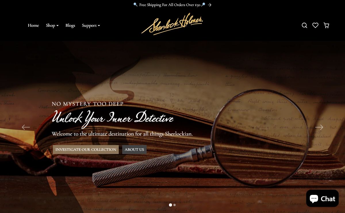 Official Sherlock Holmes Merchandise: Books, Apparel, Collectibles etc – The Sherlock Holmes Company