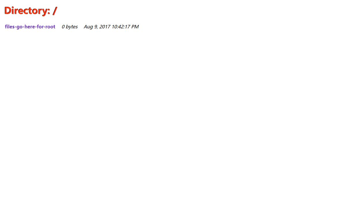 Directory: /