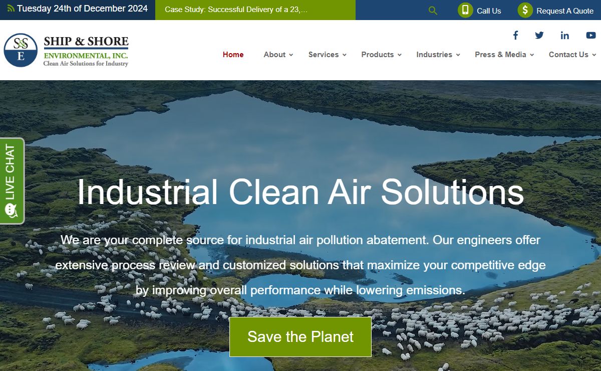 Industrial Air Pollution Control | Thermal Oxidizer Manufacturer USA