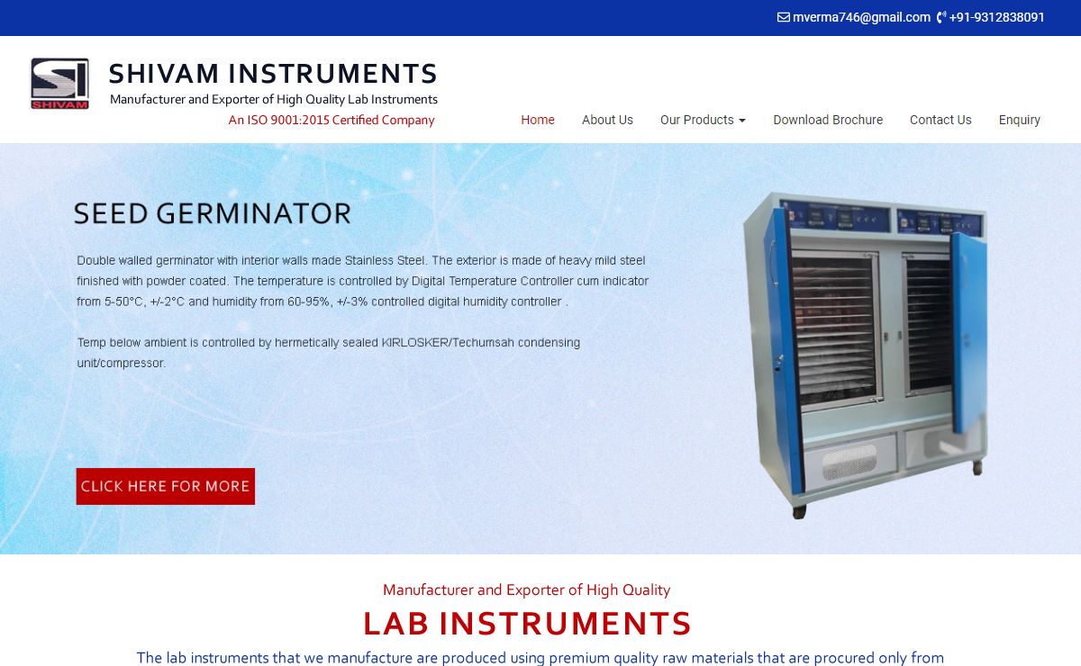 Laboratory High Temperature Muffle Furnace Manufacturers | Stainless Steel Memmert Type Laboratory Oven Exporters | India