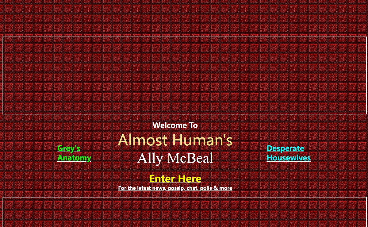 Almost Human's Ally McBeal- Jon Bon Jovi, Christina Ricci, Calista Flockhart