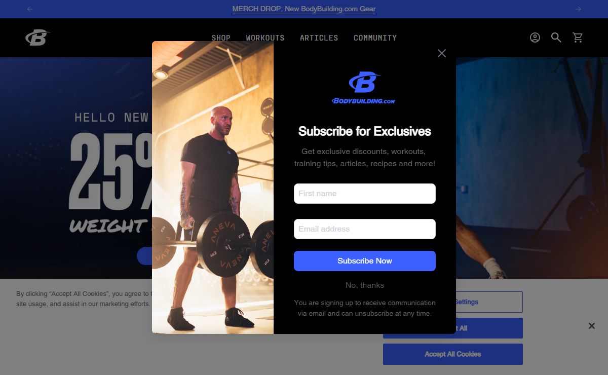 Shop Supplements, Vitamins, Workout Accessories and More! – Bodybuilding.com