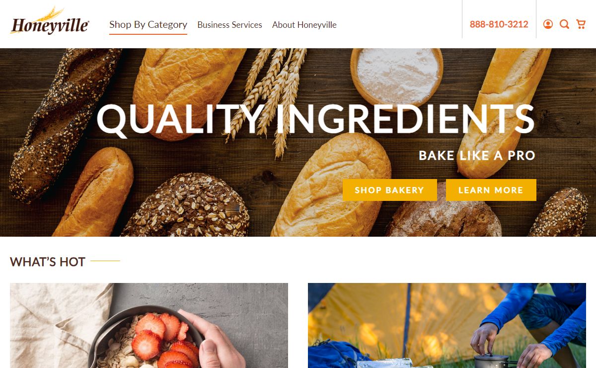 Bulk Grains, Baking Ingredients, Food Storage | honeyville.com