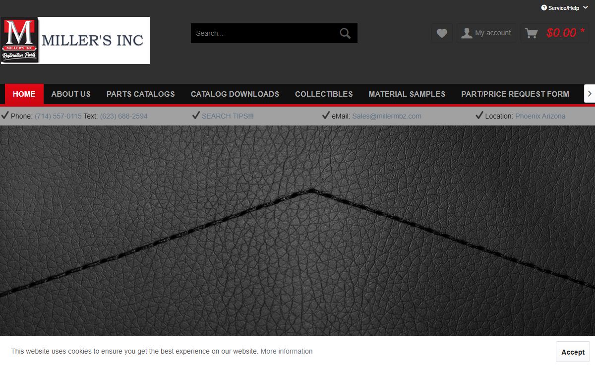 Millers Electronic Parts Catalog | Millers Mercedes Benz Parts