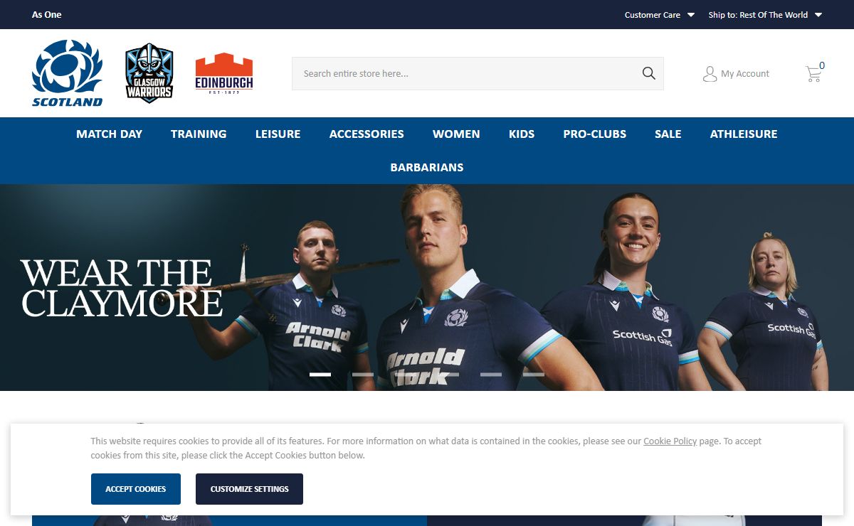 Scottish Rugby Union Store | SRU