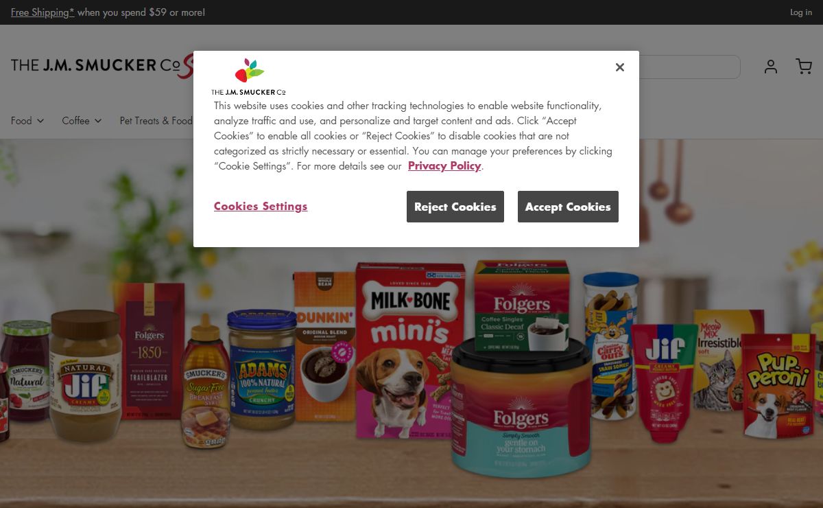 Shop Fruit Spreads, Nut Butters, Coffee & Pet Treats- Smucker's® Shop · The J.M. Smucker Co. Shop