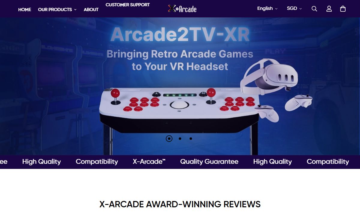 X-Arcade: Indestructible Arcade Joysticks & Arcade Machine Cabinets