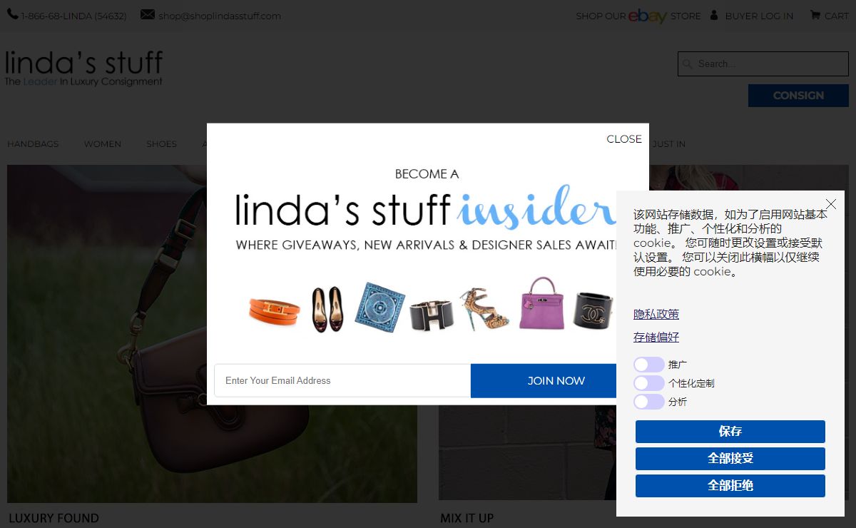 Shop Linda's - Your Go-to High-End Resale Store