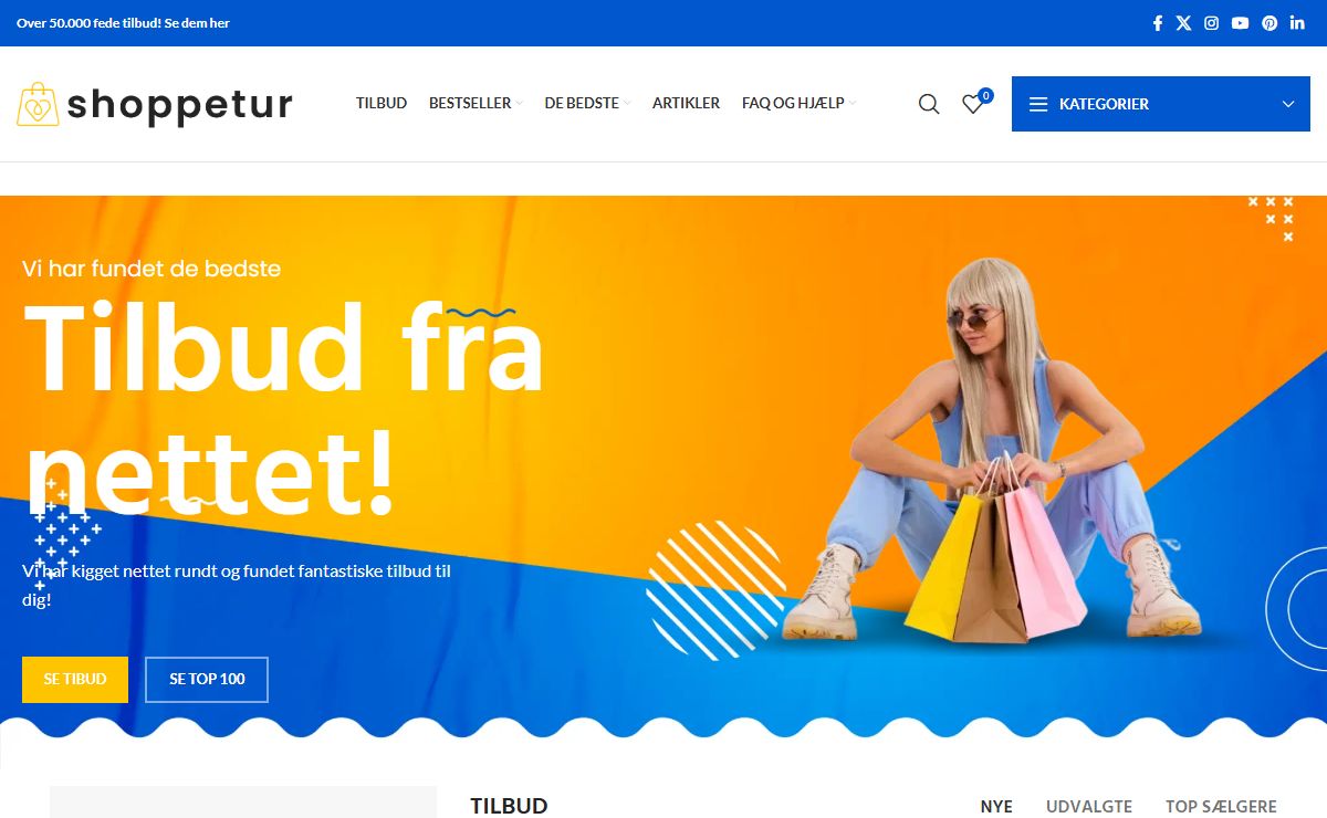 Tilbud på over 50.000 varer! Ny shopping oplevelse! - Shoppetur