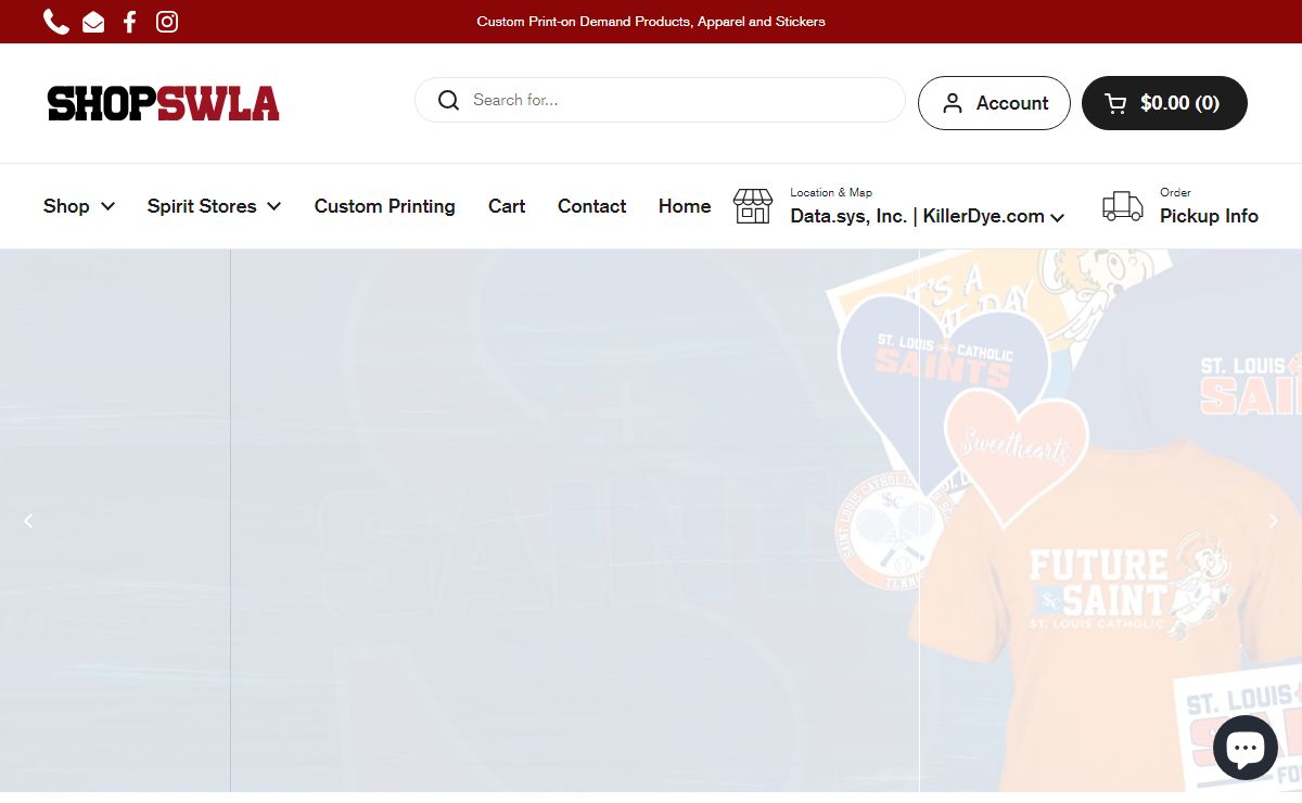 ShopSWLA - Custom Printed Apparel, Stickers & Products