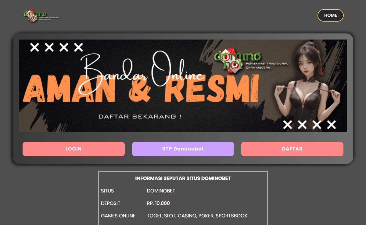 Dominobet ~ Poker Online Terpercaya - Kemenangan di Depan!
