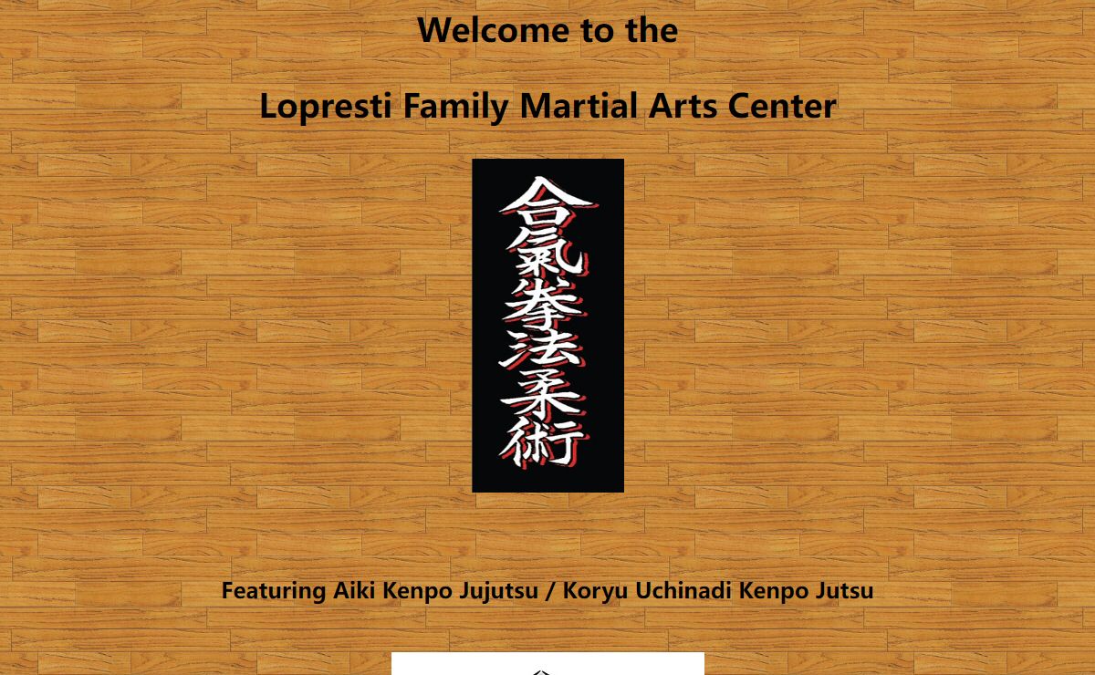 Welcome to The Lopresti Family Dojo