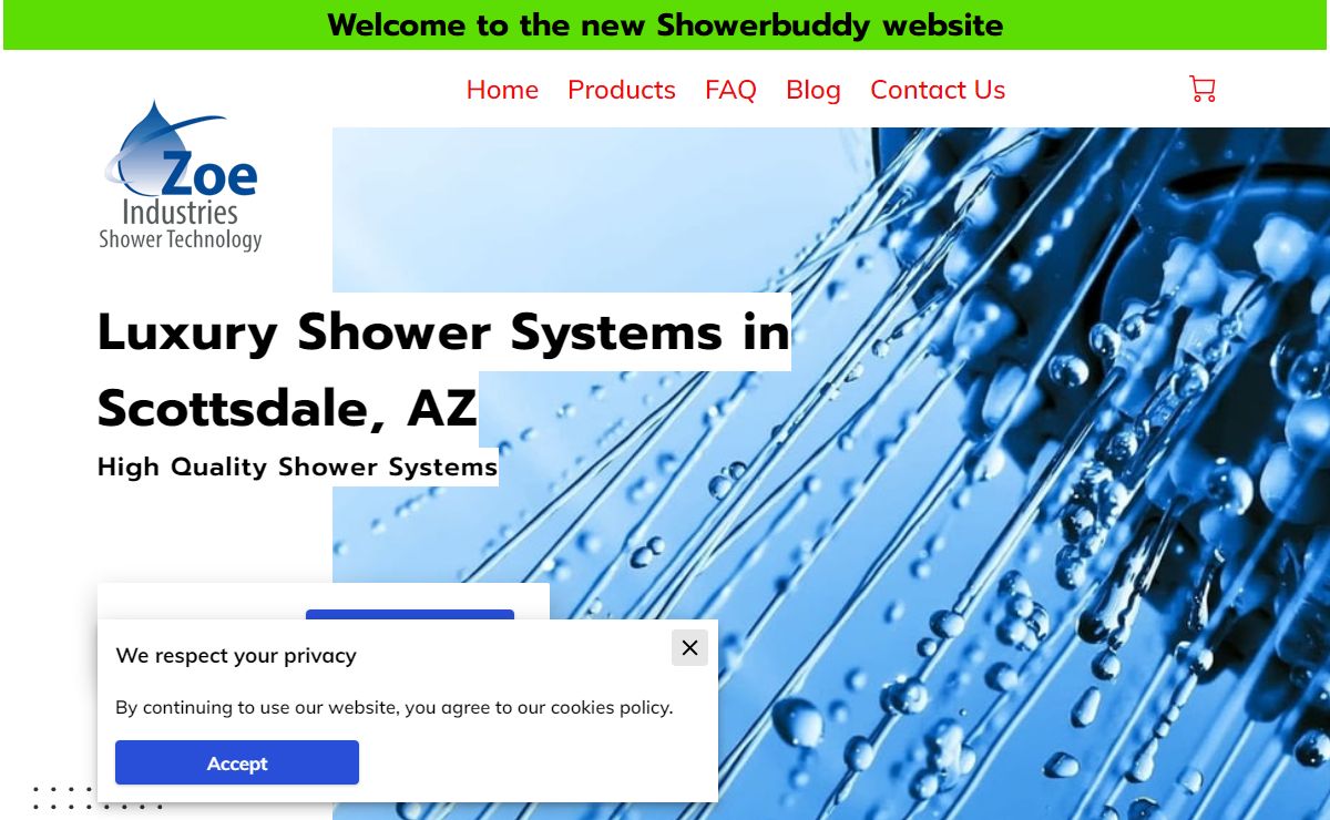 Zoe Industries - High Quality Shower Systems | Scottsdale