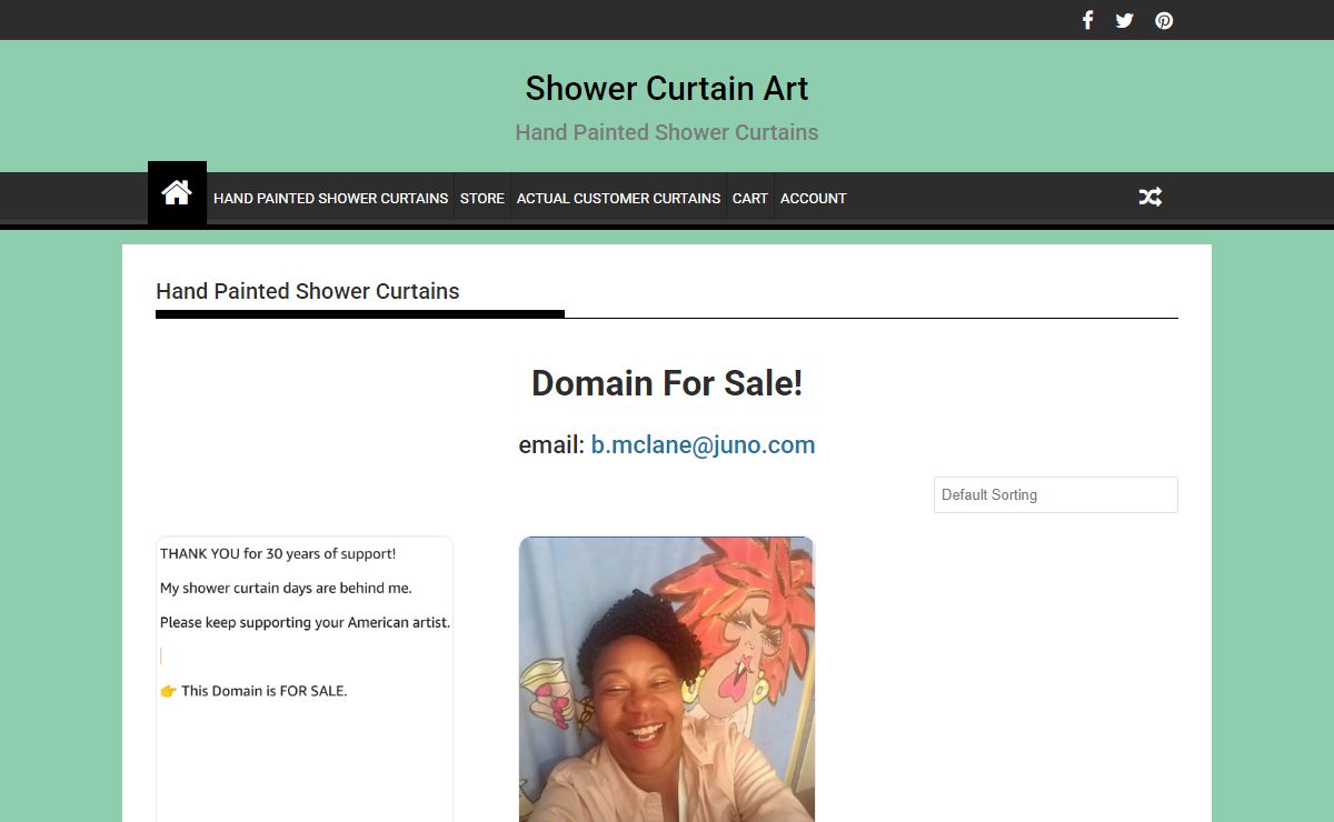 Hand Painted Shower Curtains - Shower Curtain Art