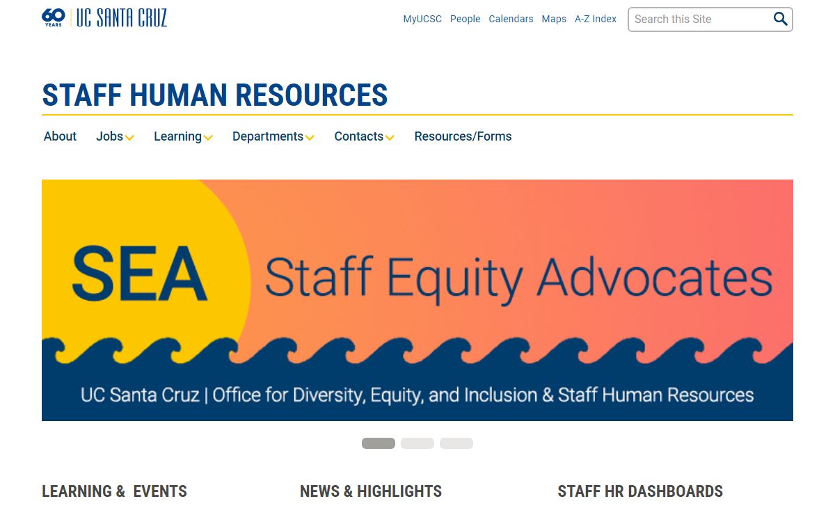 Staff Human Resources - University of California, Santa Cruz