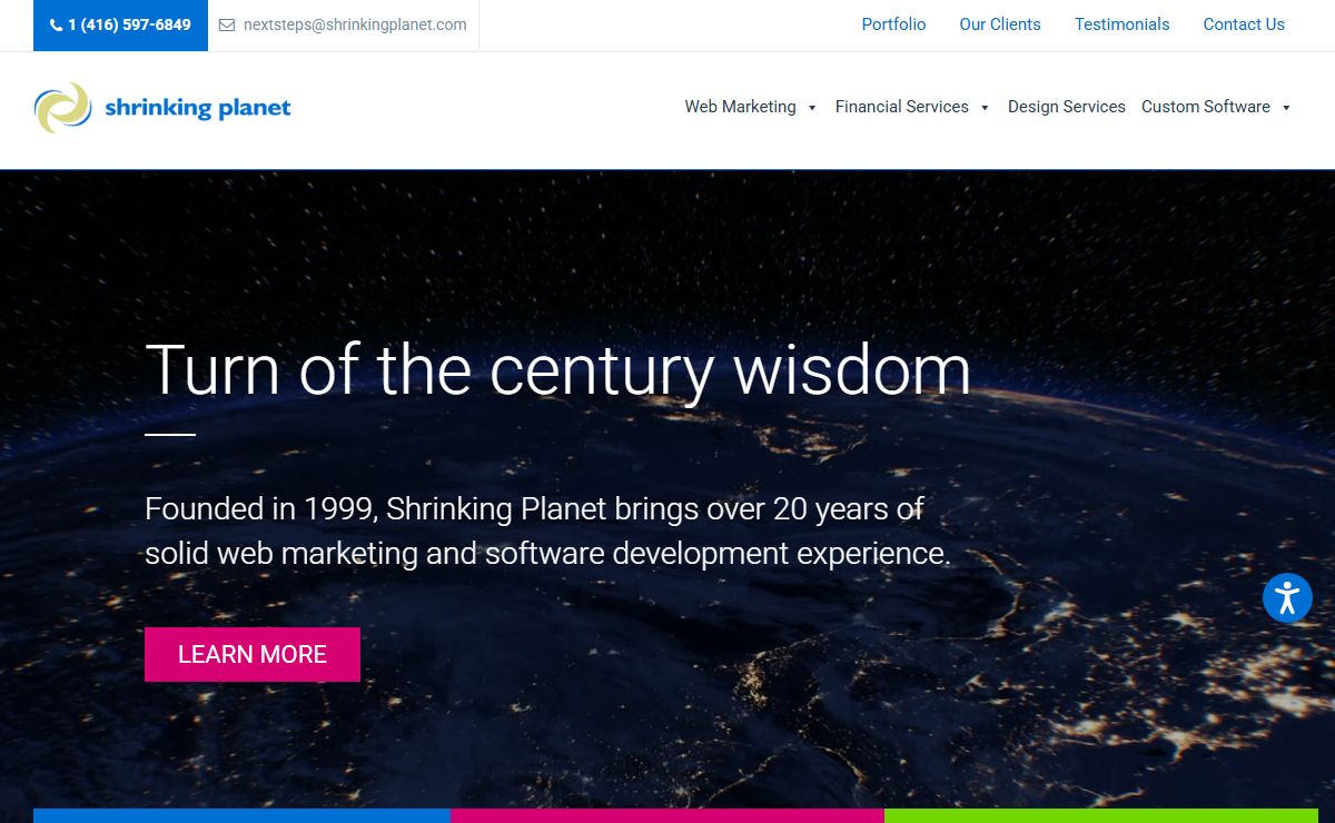 Shrinking Planet - Web Marketing and Software Development