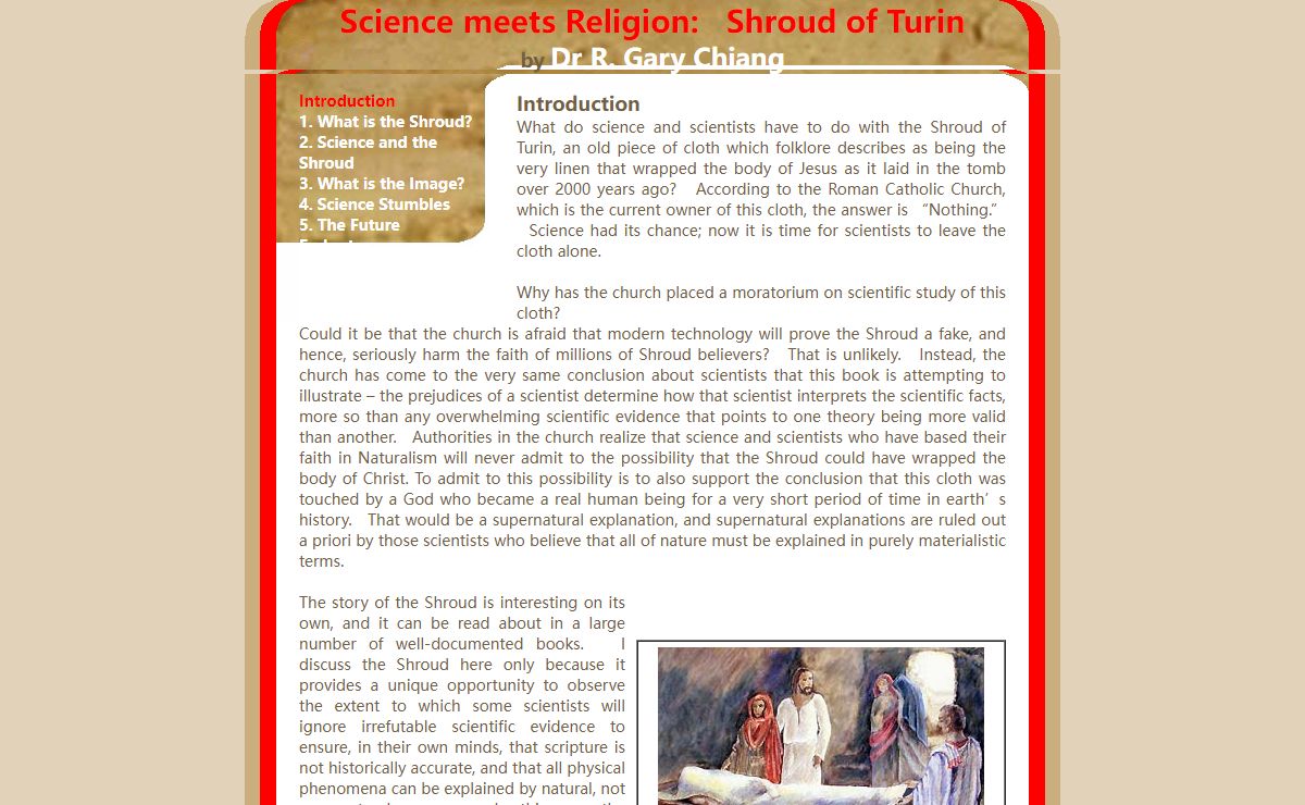 Science meets Religion: Shroud of Turin