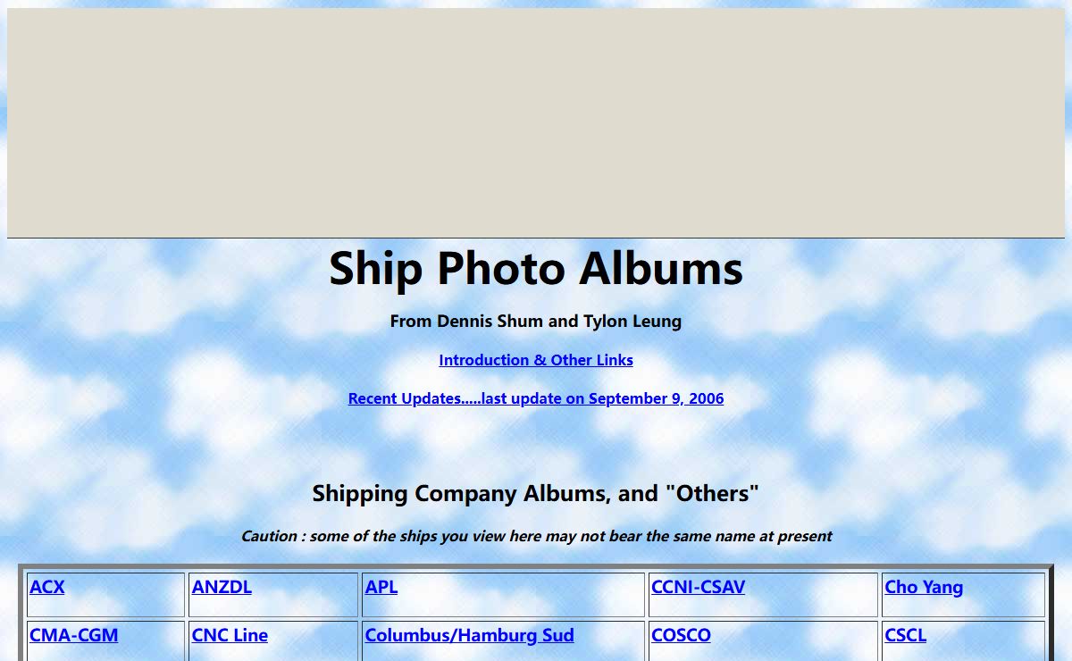 Ship Photos - Container Ships From major Companies