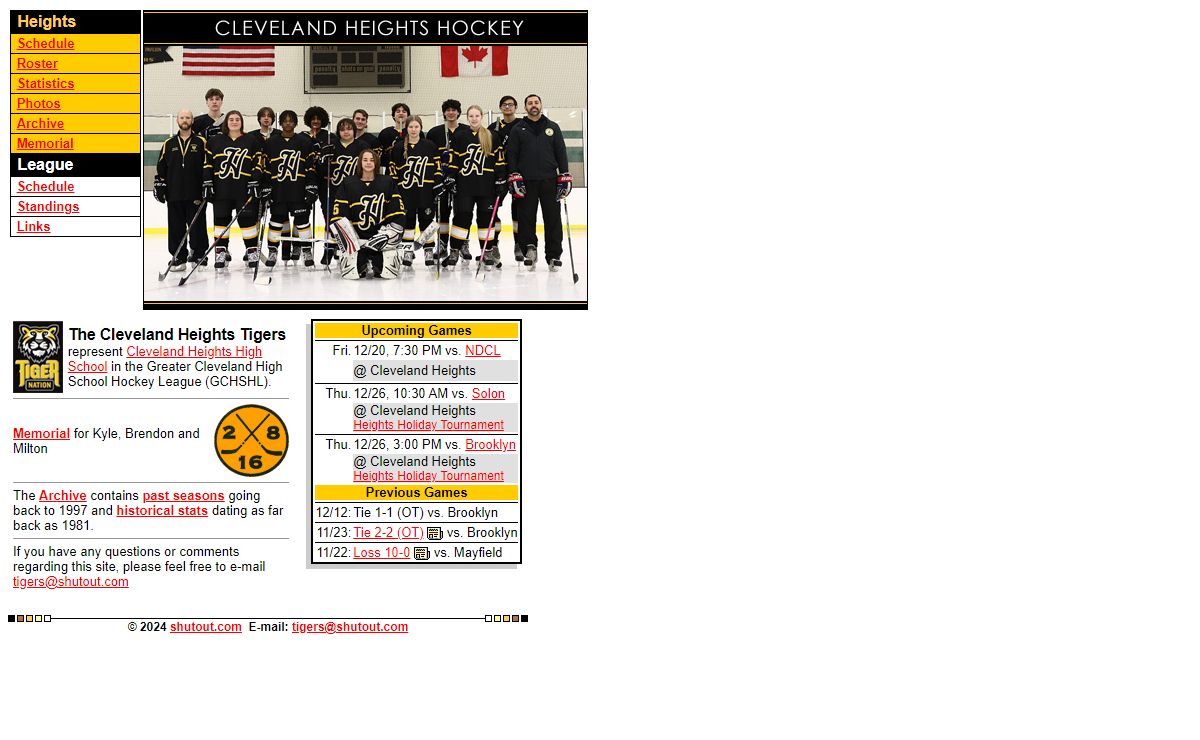 Cleveland Heights Hockey