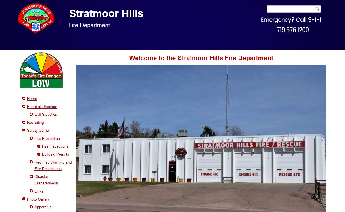 Stratmoor Hills – Fire Department