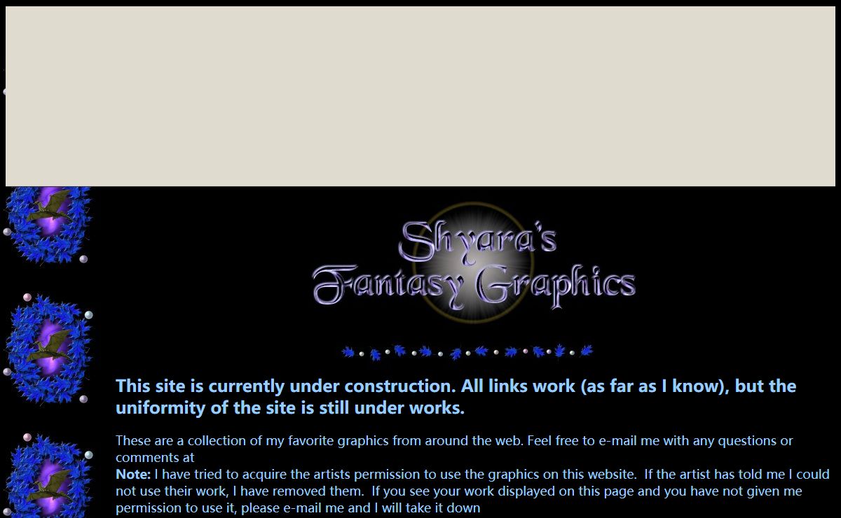 Shyara's Fantasy Graphics