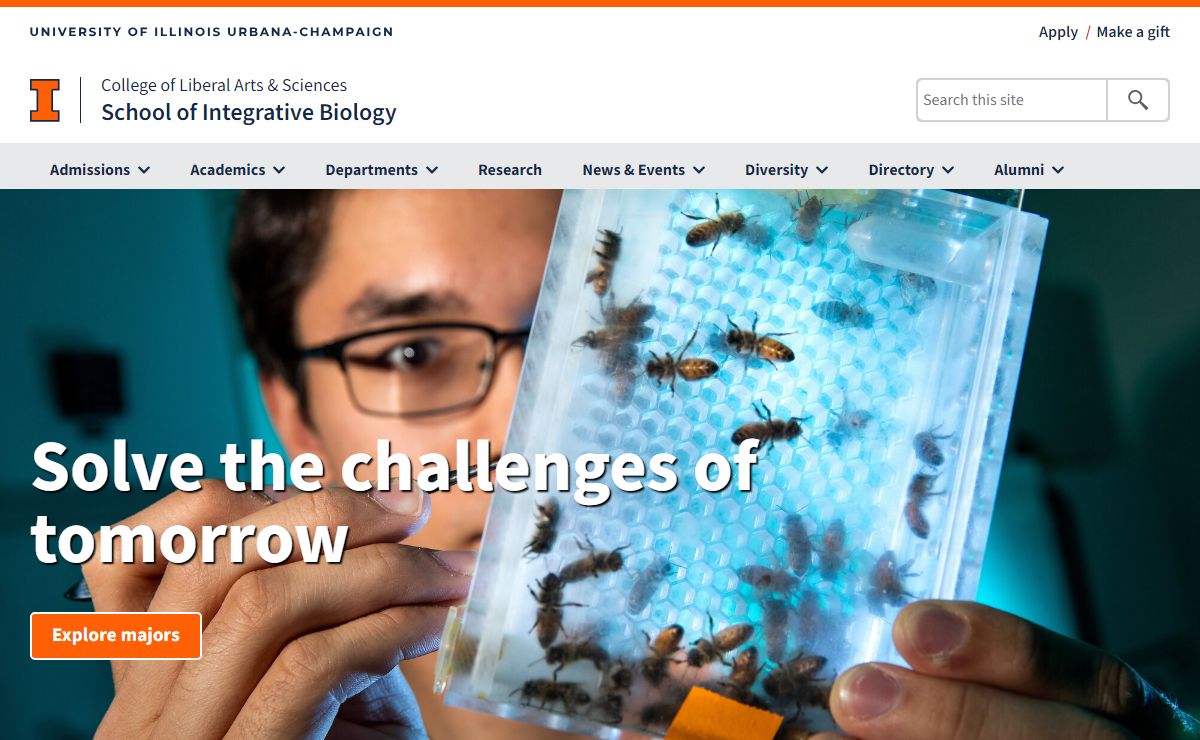 SIB Home | School of Integrative Biology | UIUC